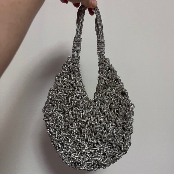 B-Low The Belt - Metallic Beaded Bag - RARE - Picture 1 of 3